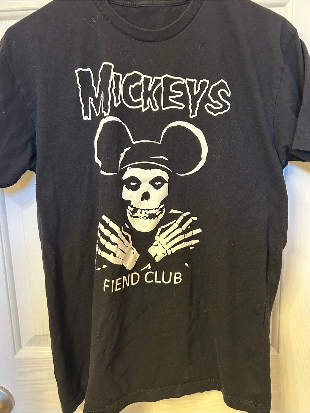 Mickey's Fiend Club Graphic Tee - Black & White